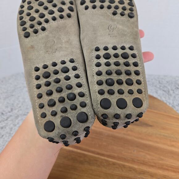 M. Gemi The Felize Gray Suede Slip On Casual Driving Moccasins Loafer Womens 38 - Picture 11 of 14
